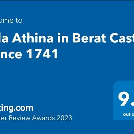 Villa Athina In Berat Castle - Since 1741 Exterior photo